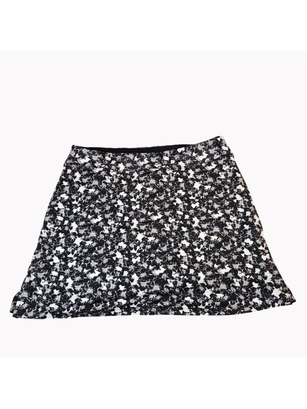 Tranquility Colorado Womens S Black White Floral Skort Built In Shorts